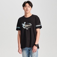 EDWIN 男裝 印條圖短袖T恤 (黑色) #上衣
