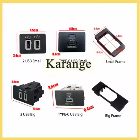 Plug Interface Module For Ford Carplay SYNC3 USB Type-C Dual Interface Module SYNC 2 Upgrade to SYNC