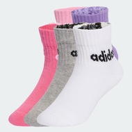 adidas Lifestyle Linear Ankle Socks 5 Pairs Kids Unisex Pink JF8541