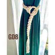Curtain rope/hordeng/macrame curtain rope/curtain tieback