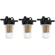 (KYSB) 3Pcs for Fuel Filter Assembly B2320 B2410 L2800 L3400 LX2610HSD M5640SU RTV-X1100CR RTV-X900G