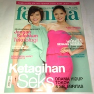 majalah Femina tahun 2010 cover Aline dan Pamela