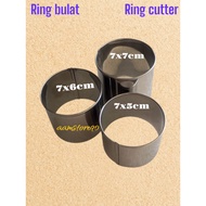 Burger Ring / Ring Cutter UK 7CM HEIGHT 5*6*7 CM Round Bread Mold Ring