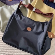 authentic 100% Longchamp women's shoulder bag, cross-body bag large handbag nylon tote bag adjustable shoulder strap Sling bag
