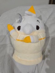 迪士尼公主美女與野獸蠟燭毛公仔