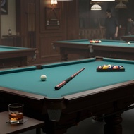 Multi-Layer Tip 2-Piece Pool Cue Non-Slip Grip Chinese 8-Ball Cue Stick Anti-Vibration for Casual Pl
