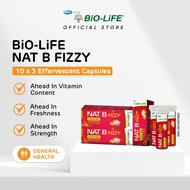 NAT B FIZZY 40 Effervescent Tablets [B complex, Vitamin C, Calcium & Magnesium]