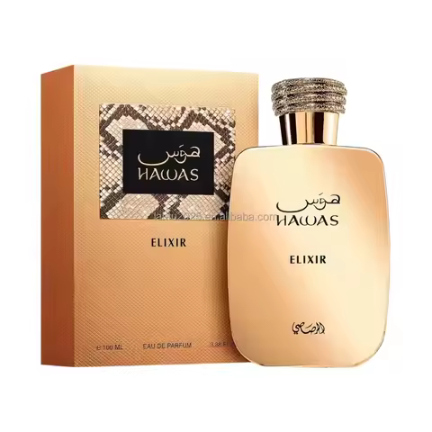 RASASI Hawas Elixir EDP For Men 3.4 Fl Oz, Freshness, Warmth, Elegance