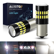 AUXITO 2pcs 1156 P21W BA15S 4014SMD 6000K  LED Car Light for Reverse Brake Lamp Turn Signal Light DR