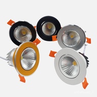 SMT💎Dimmable Recessed COB LED Downlights 5W 7W 9W 12W 15W 18W LED Ceiling Lamps AC85~265V LED Ceiling Spot Lights Indoor