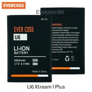 Baterai Batre  evercoss U6 xtream 1 plus