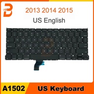 New Replacement US Keyboard For Macbook Pro Retina 13" A1502 US Keyboard 2013 2014 2015 Year