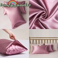 LANFYGOODS 2pcs Silk Satin Pillowcase, Breathable 20" x 36" Silky Pillow Cover, King Size Comfortabl