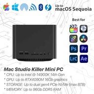 (BAREBONE only) Blackened by Hackintosh Penang RX6600M RTX4060 RTX4090 14900K