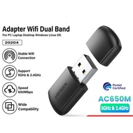 UGREEN Wifi Adapter AC650 Single Dual Band/ 2.4GHz-5GHz 20204 OFFICIAL WARRANTY
