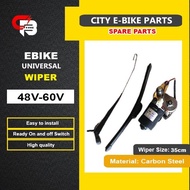 ▧♈ fnzrfh Ebike wiper 12 volts or 48v - 60 Volts for 3 wheel Ebike