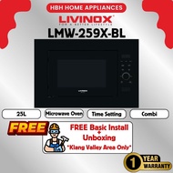 【Free Install】Livinox Microwave Oven | LMW-928 28L | LMW-925-BL 25L | 25L | 28L | 8 Cooking Program 