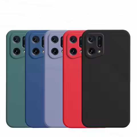 For OPPO Find X5 Case OPPO Find X3 X5 Pro Lite Cover Cases Shockproof Liquid Silicone Soft TPU Phone