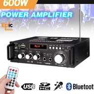Mzc Power Ampli Amplifier Bluetooth Karaoke Home Theater FM Radio 6W Original