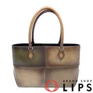 Berluti Toujours 迷你托特包 U1212P，威尼斯小牛皮，女士托特包

卡其色 [二手]