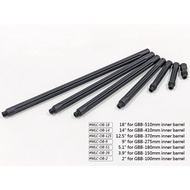 ((Yuanzai) Maple Leaf VFC/GHK AR, M4 CNC Aluminum Alloy Extension Outer Tube GBB, AEG 14mm MLC-OB