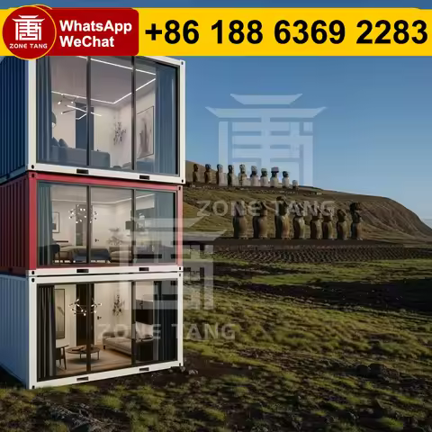 Flat Pack House Tiny Homes Waterproof Affordable Modular Homes Toilet Construction Fabricated Homes 