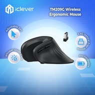 iClever Ergonomic Mouse - Wireless Vertical Mouse 6 Buttons with Adjustable DPI Comfortable Vertical