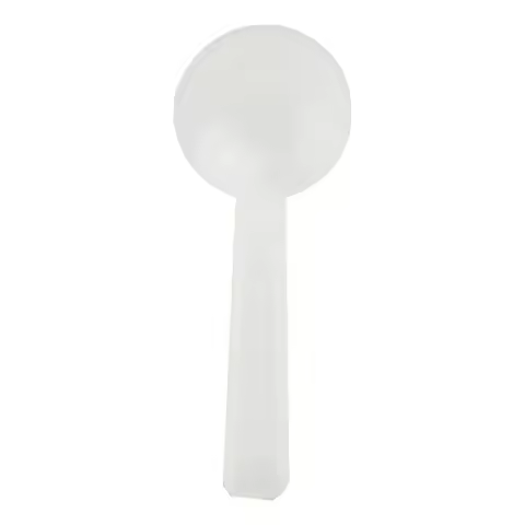 100pcs 1g White PP Plastic Measuring Spoon for Baking Coffee Powder Medicine Lab Use Small Gram Scoo