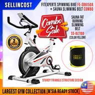 [PROMO] USA SPEC SellinCost FitExperte Spinning Bike Fully WHEEL COVERED 2yr Warranty Bike Cardio Exercise Bike Home Bicycle Station Bike Indoor Sport Fitness Exercise Cycling Equipment 220kg Durable Weight Basikal Exercise Murah FE-SB6150A 动感单车