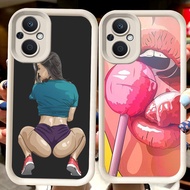 H130 Sexy Girls White Casing for OPPO Reno 8Z 7 7Z Find X5 8 Lite 5G