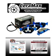 CeraMax BMW 118-130i 316-328i E81 82 87 88 E90 91 92 93 X1 sDri E84 MG-PN0511 Ceramic Rear Brake Pad