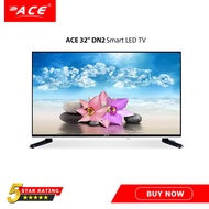 COD Ace 32 Glass Slim HD Smart LED TV Black LED-808 DN2 Android 9.0