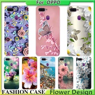 OPPO F5 F5 Youth F7 F9 F9 Pro F11 F11 Pro Case Silicone TPU Jelly Case Flower Design Phone Case