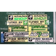 M7 / Energy Drinks/ M7 Pro Shop Design Sticker Cutting Overlapping Reflective #m7 #proshop #energy #