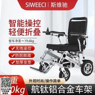 可上飛機 SIWEECI斯維馳電動椅子全自動折疊輕便智能老年殘疾人老人代步車