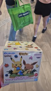 Pokemon 寶可夢 景品 公仔 Pikachu Eevee