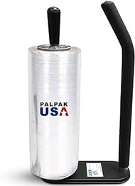 PalPak300 BACKSAVER - Best Selling Stretch Film Dispenser with Extended Handle, Industrial Strength for Packing Wrap, Holds 14"-20" Rolls with Tension Knob Adjustment for Furniture, Boxes &amp; Pallets