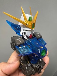 ［塗裝半透明］機動戰士高達機械胸像第8彈飛翼高達 TI EW fIt Bandai Gashapon Mobile Suit Gundam MS Mechanical Bust 08 XXXG-00W