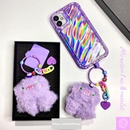 HP GANTUNGAN CUTE MONSTER INC 3D CUTE LILAC HANGER | KEYCHAIN KEYCHAINhp