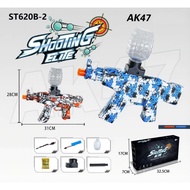 Graffiti AKM Two functions Water bb & Soft bullet 7.4V Batteruy Fully Automatic Mode Toy gun Outdoor