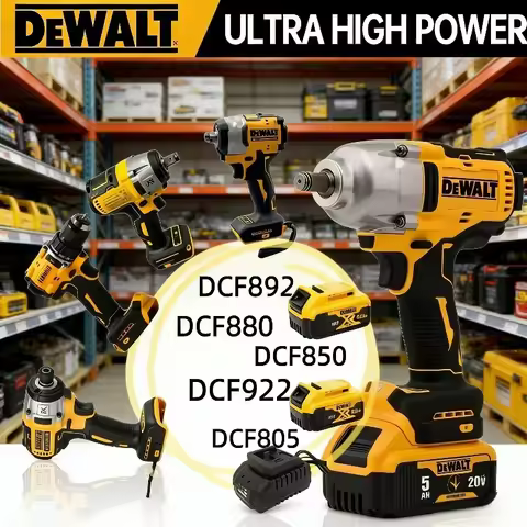 DeWalt Multifunctional Power Tools: Cordless Brushless electric drill, DCF850, Electric Wrench, DCF8