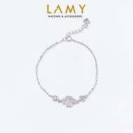 Lắc tay bạc LAMY Adorable Four-Leaf Bracelet Silver 2164SV - Lắc tay bạc Ý 925