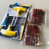 Emergency Tire Repair Kit Needle Set Thread Car