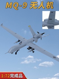 1: 72 American MQ-9 Death Reconnaissance Attack Drone Aircraft Model Static Simulation Finished Prod