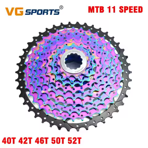 VG Sports Mountian Bike K7 Rainbow Freewheel 40T 42T 46T 50T 52T Separate MTB Sprocket Freehub Shima