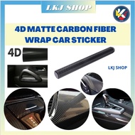 4D Matte Carbon Fiber Film Wrap Car Sticker