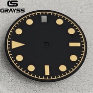 Fit for Seiko watch dial Super C3 Green Lume watch modification NH35A NH70 4R35 4R36 movement watch 