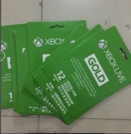 12 個月金會員卡 xbox live 12-month Gold membership /622