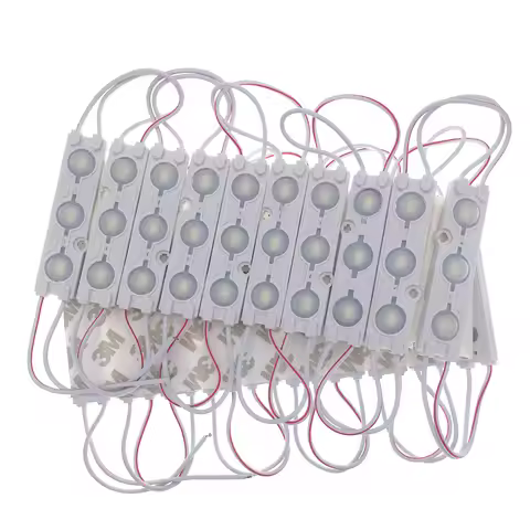 20PCS 12V Waterproof 2835 3LEDs 1.5W Injection molding LED Module high lumen super bright led module