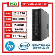 Hp ProDesk 600 G1 Desktop Pc: Core i7 4770 CPU, 8Gb Ram, 240Gb SSD, DVD